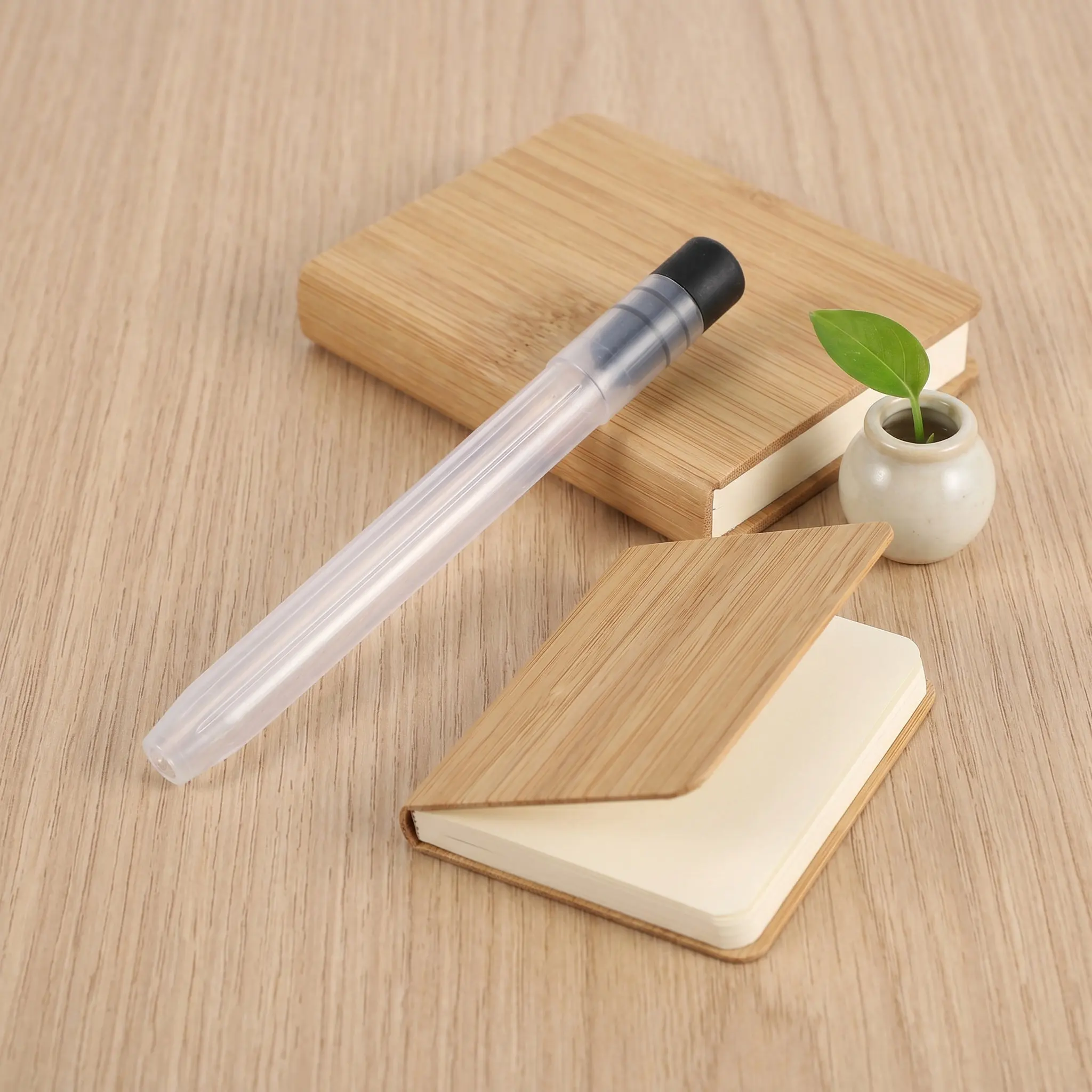 1Set Universal Fountain Pen Refillable Ink Cartridges 5.5mm Bore Leakproof Transparent Plastic Tube Stopper for School Office