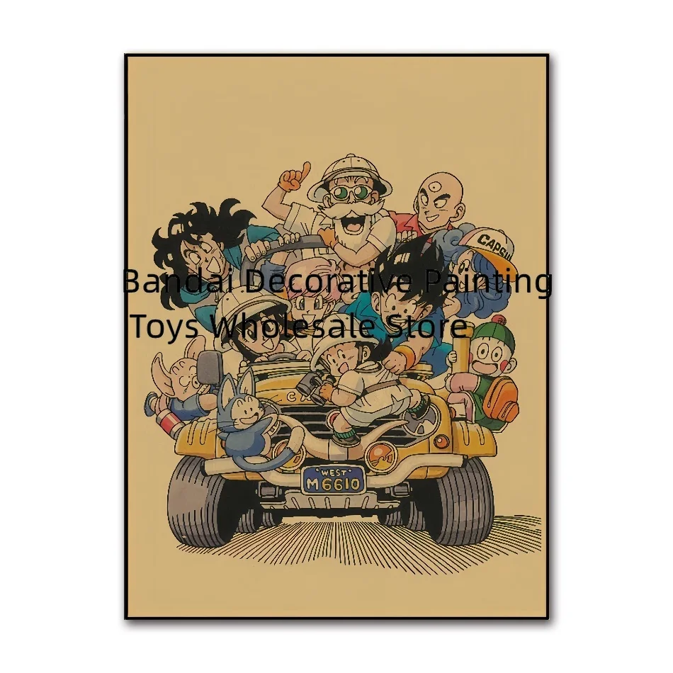 ملصق كلاسيكي أنيمي ريترو دراجون بول عالي الدقة ، غوكو ، غوهان ، فيغيتا ، بيكولو ، لوحة قماشية ، طباعة ، فن جداري ، ديكور منزلي ، هدية للأطفال