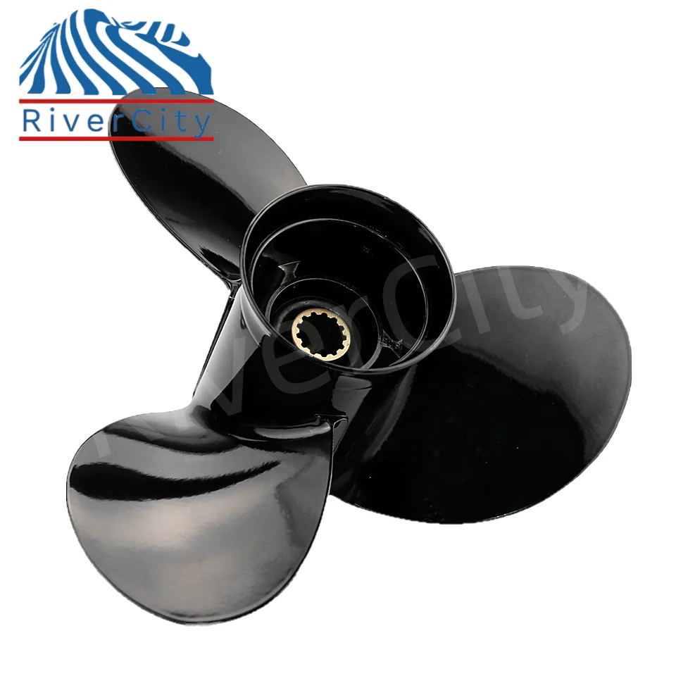 RiverCity Propeller Boat 11*15 For SUZUKI 35hp 40hp 55hp 50hp 60hp 65hp Aluminum 3 Blade 13 Tooth Outboard Engine Part 11x15