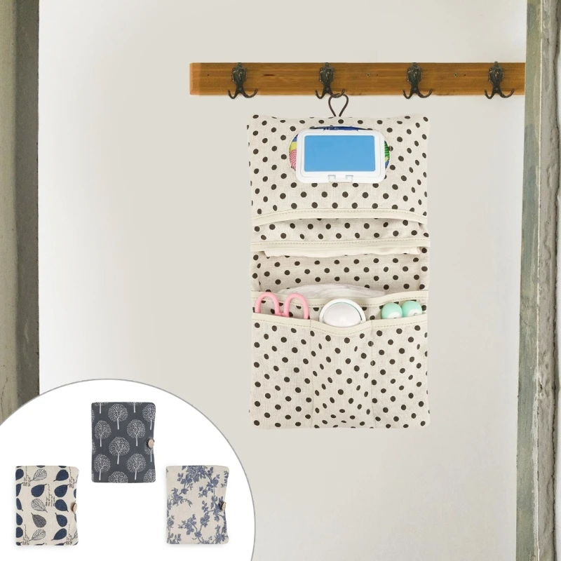 Pokrowiec Przenośna torba do przechowywania pieluszek wieloma kieszeniami Uchwyt Organiszer