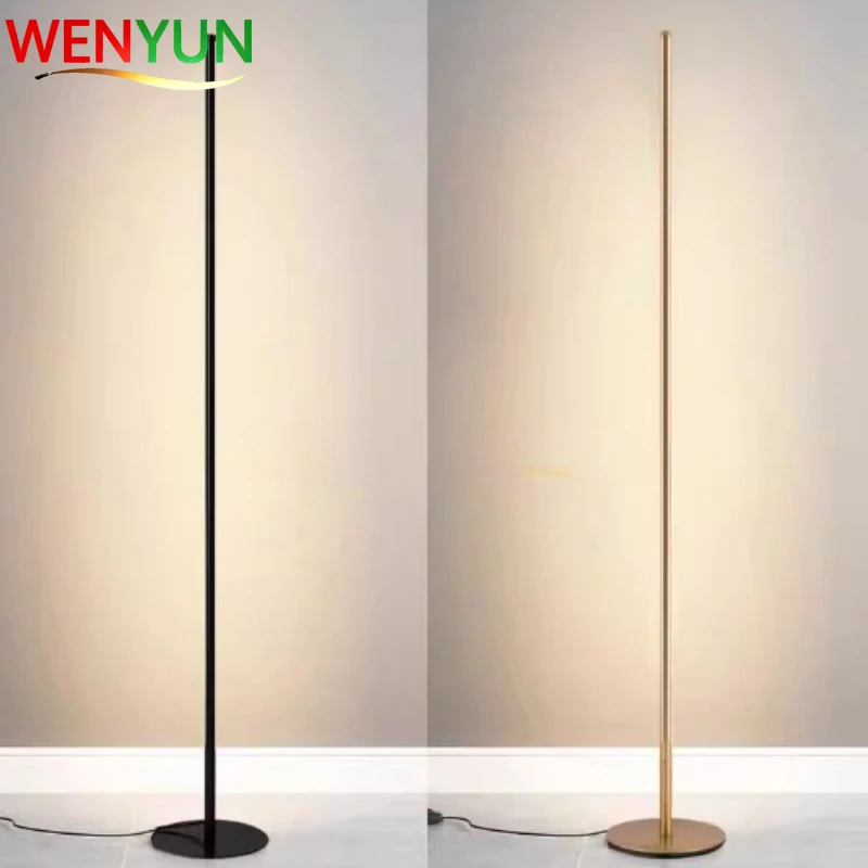 

2026 Home Decor Stand Floor Led Simple Floor Lamps Remote Control Dimming Standing Lamps for Bedroom Corner Floor Light