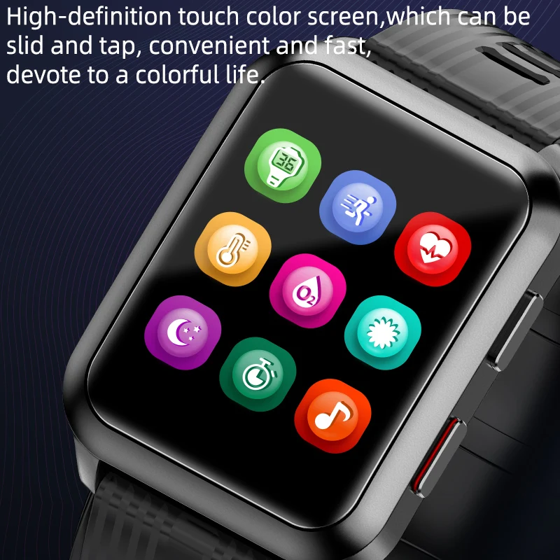 For smart watch with blood pressure and heart rate remote care function tracker blood pressure smart watch bracelet