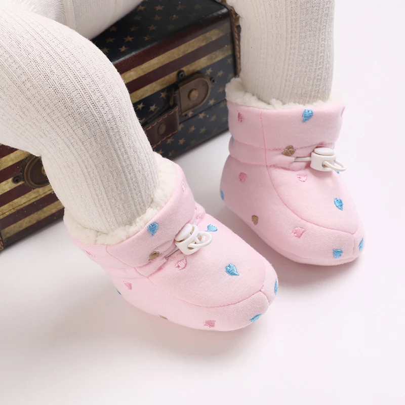 Winter Neugeborenen Baby Baumwolle Booties Nicht-Slip Sohle Kleinkind Jungen Mädchen Erste Wanderer Infant Warme Schnee Stiefel 0-18Months ﻿ – Detail 5