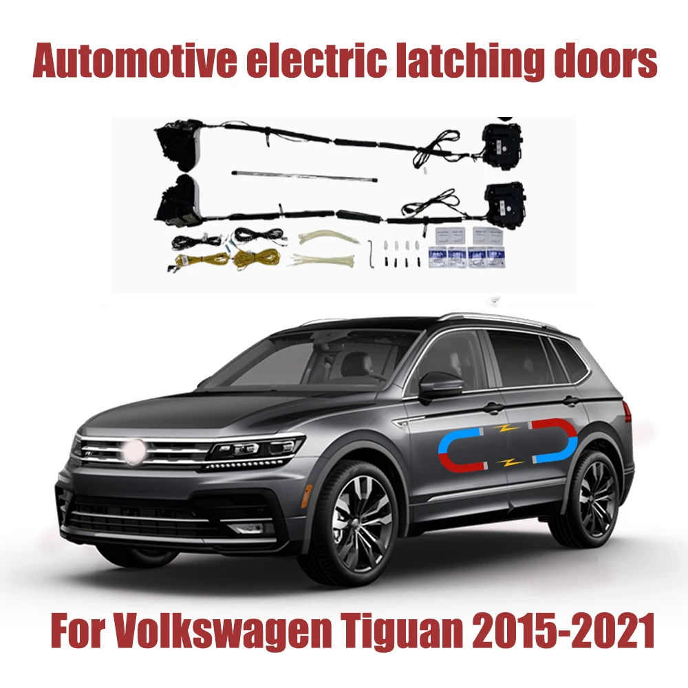 For Volkswagen Tiguan 2015-2021 Car Close Doors Super Silence Automatic Suction Door Power-assisted Closing Automatic Door