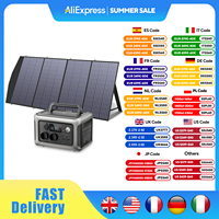 ALLPOWERS R600 Solar Generator with SolarPanel (Optional), 600W 299Wh LiFePO4 Portable Power Station with Solar Charger for Camp