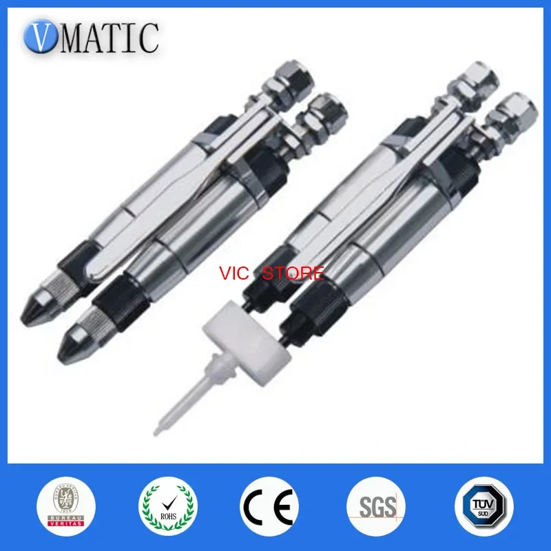 Free Shipping Quality Ab Component Epoxy Dispensing Valve Pneumatic Glue Dispensing AB Two Liquid Dispensing Manual Valve