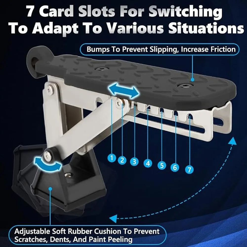 Car Door Step Car Door Latch Step Sturdy Reliable Safety Functionality Easy To Roof Rack Accessories