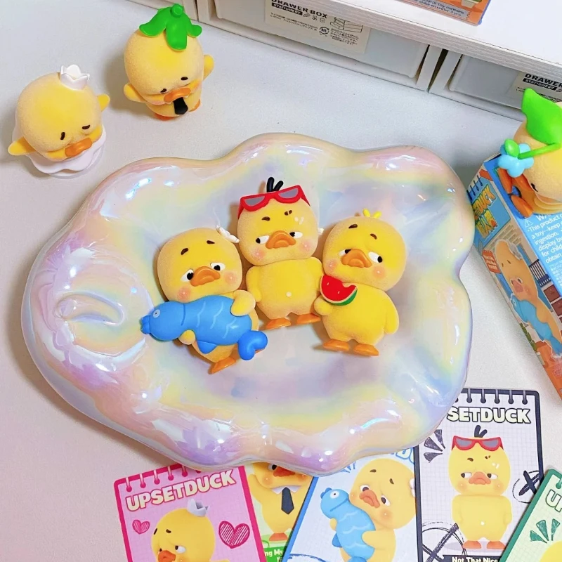 

Милая мини-Upset Duck Stop The Spiral Duck Series Mystery Surprise Box слепая коробка игрушки аниме фигурки куклы орнамент рождественские подарки
