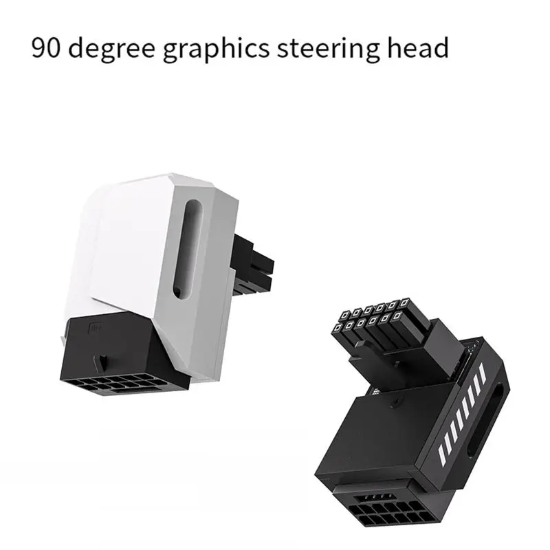 N34R-600W 12+4Pin Pcie 5.0 Adapter 90 Degree Right Angle 16Pin 12VHPWR GPU Connector For RTX 3090Ti 4070Ti 4080