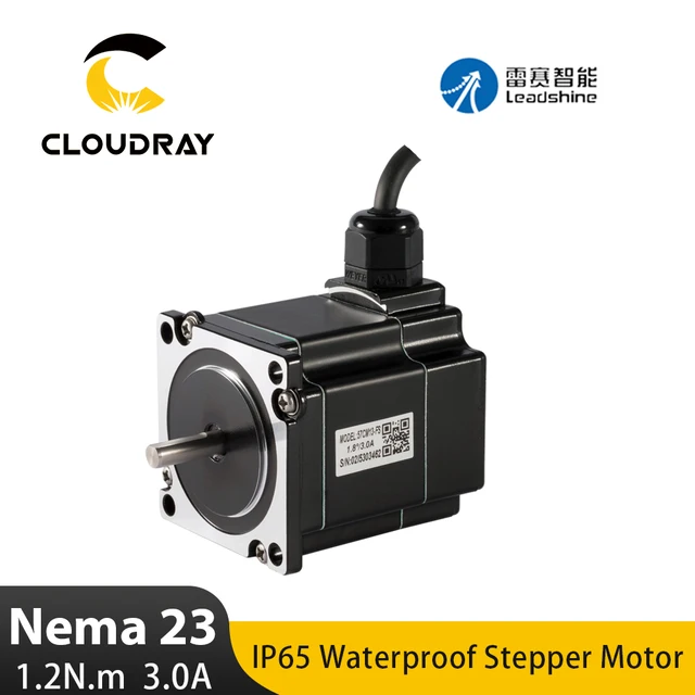 Leadshine Nema 23 IP65 wodoodporny silnik krokowy 1.2N.m 3.0A 57CM13-FS silnik krokowy do grawerka CNC