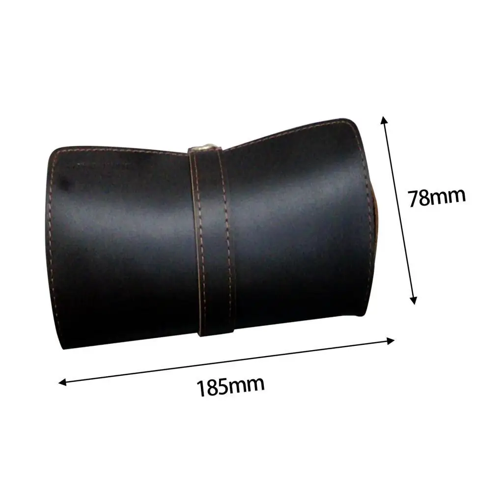 Rollo de reloj exquisito hecho a mano de cuero para cajón de exhibición de viaje