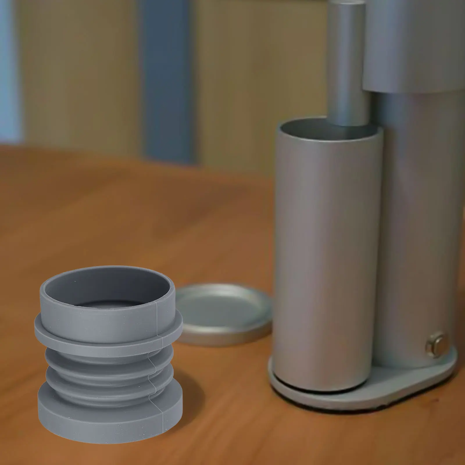 Dosificador de una sola dosis para Lagom, para molinillo de café espresso mini, con fuelle de silicona y tapa de aluminio extraíble para una preparación mejorada