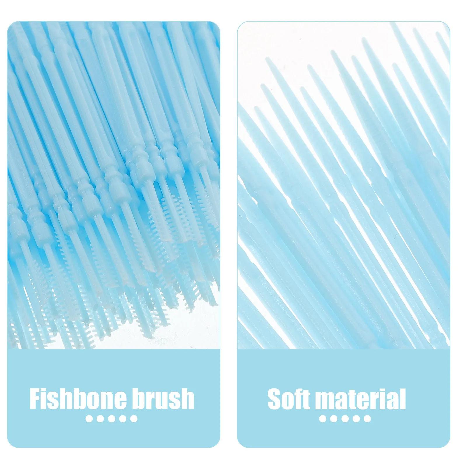 Food Grade Plastic Toothpicks 1060 Pcs Double-Headed Disposable Oral Cleaning Tools