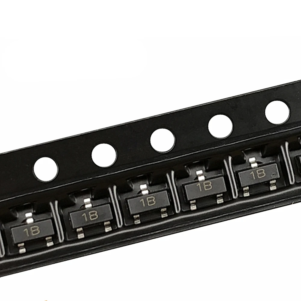 (100 pces) bc846b bc846 sot-23 npn silício transistor bipolar (marcação 1b)