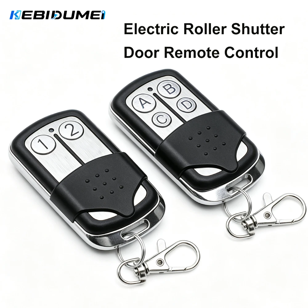 KEBIDUMEI 433Mhz RF Smart Copy Remote Control SMC5326 8 Dip Switch Fixed Code 4CH 2CH Duplicator for Gate Garage Door Opener