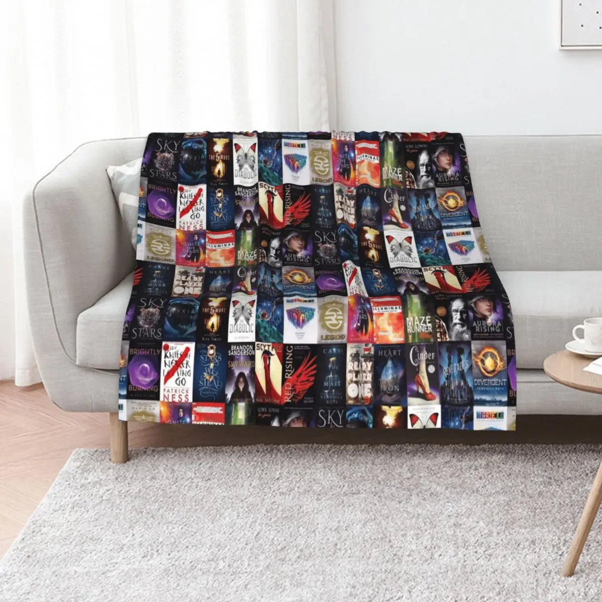 YA Sc-fi Throw Blanket Travel Comforter Decoratives Retros Sofa Quilt Moving Blankets