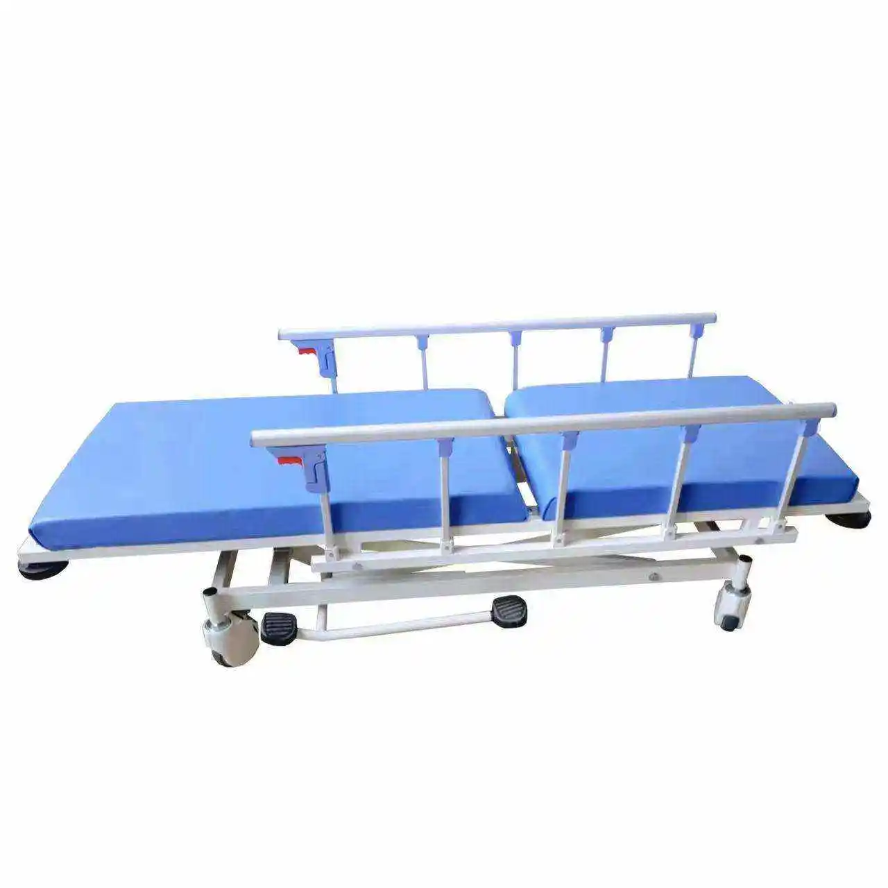 Hospital Ambulance Equipment Trolley Hydraulic Medical Emergency Transport Patient Stretcher Trolley Bed