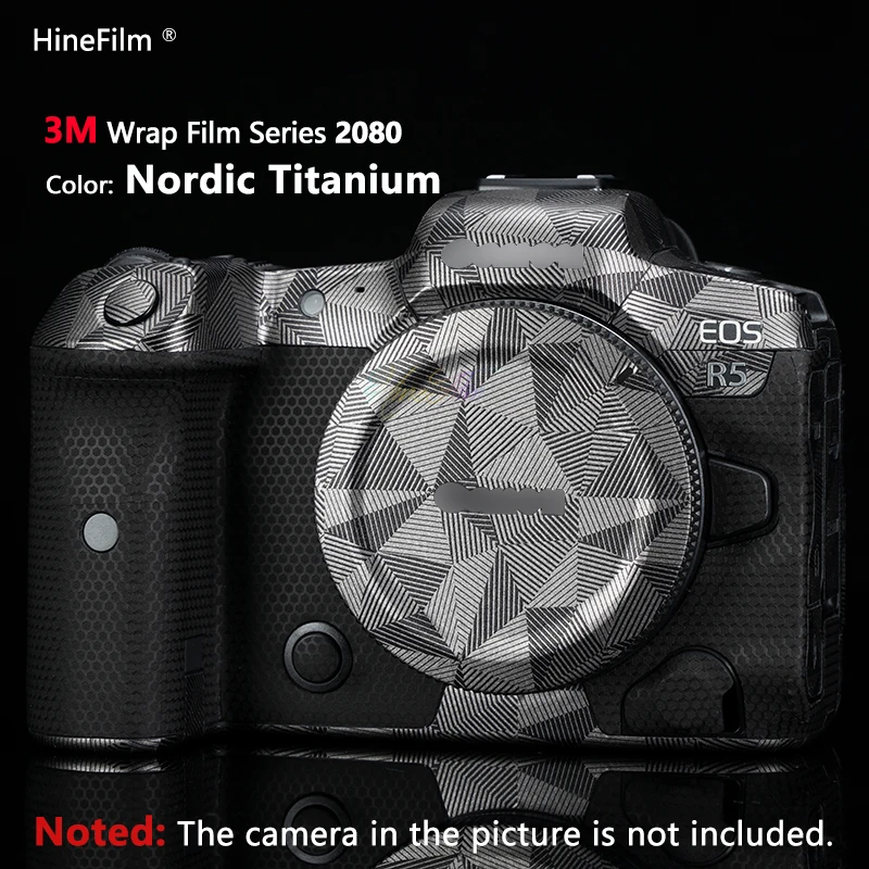 Hinefilm Skin for Canon R5 Camera Sticker EOSR5 Camera Decal Skins for Canon EOS R5 Camera Skin R5 Anti-Scratch Wrap Cover