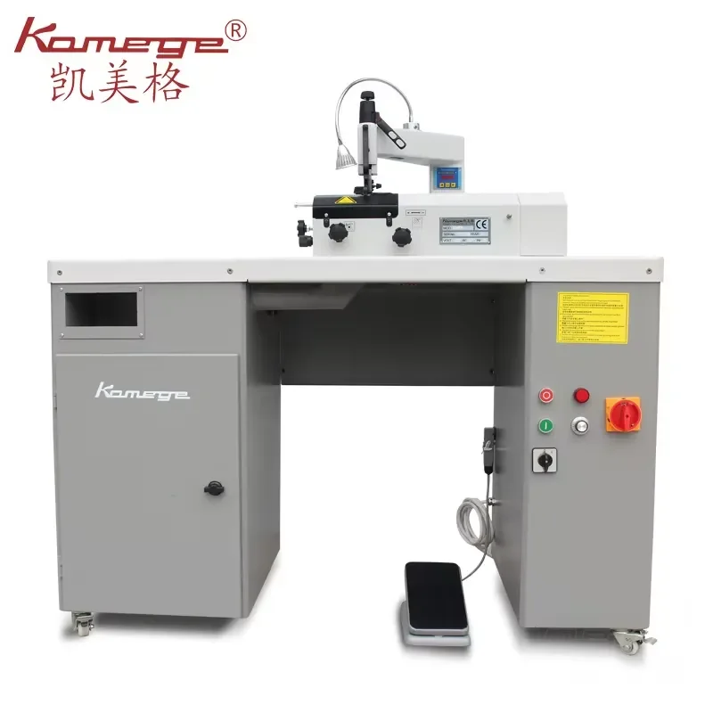 Kamege KSM50A+ High Precision Bell Knife Leather Skiving Cutting Machine with Knife Position for Leather Production
