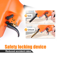 KT50 Pneumatic Nails Puller, Professional Heavy Duty Air Punch Nailer,1/4 Inch NPT Air Inlet Air Power Nail Remover, Denailer Re