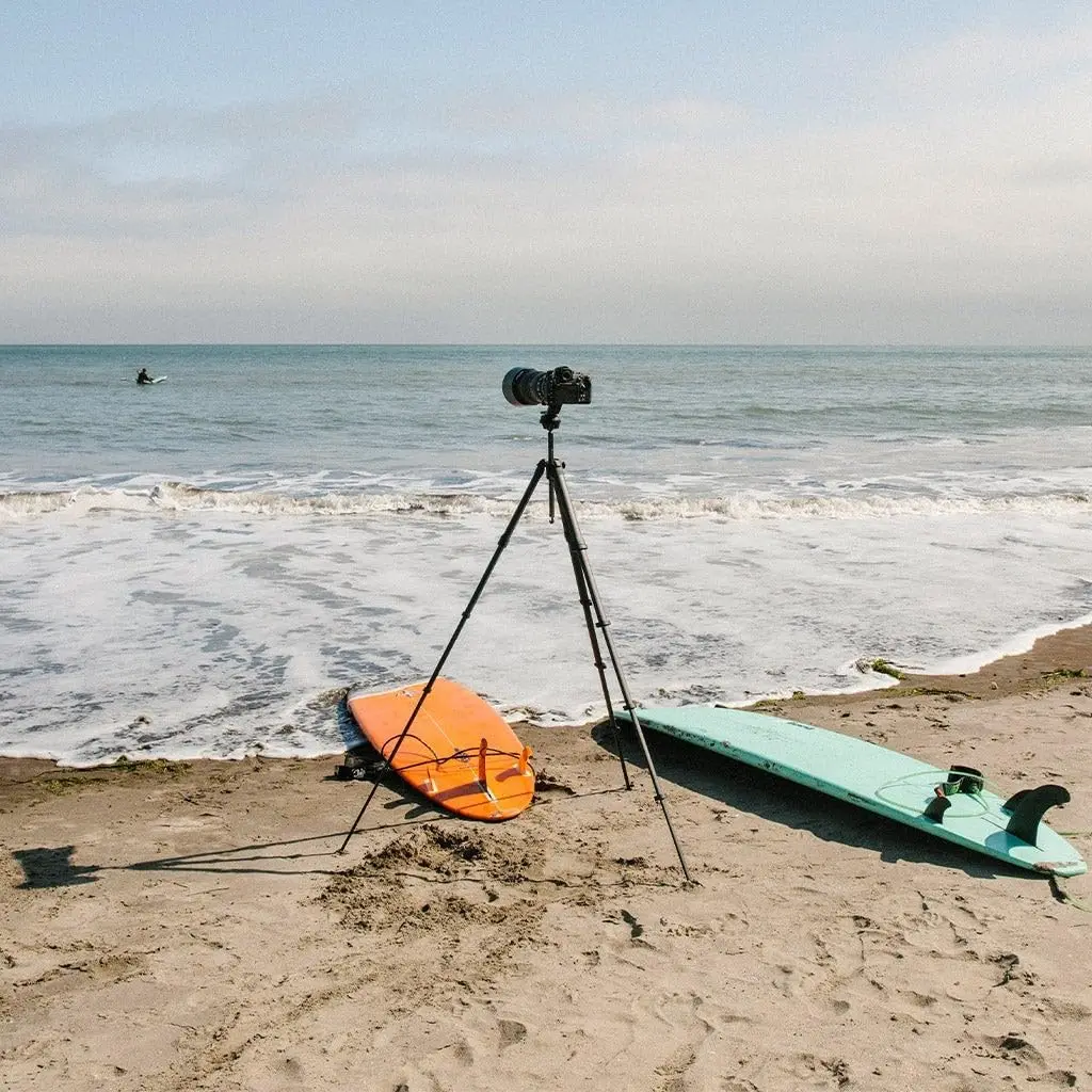 Compact Aluminum Travel Tripod for Camera & Phone, Ergonomic Ball Head, Rapid Setup & Takedown, Professional-Grade Stability, Portable & Lightweight, Supports 20 Lb