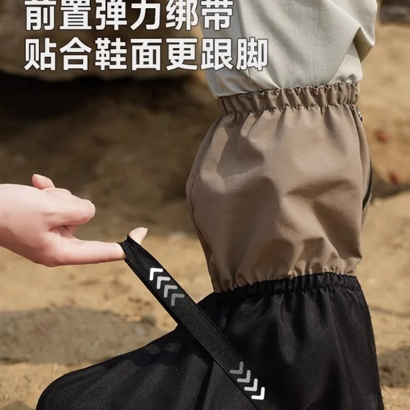 砂漠用シューズカバー ハイキングレッグゲートル 大人子供兼用 男女兼用 トレイルランニング 雪対策 アウトドアフットウェアカバー ハイキングゲートル