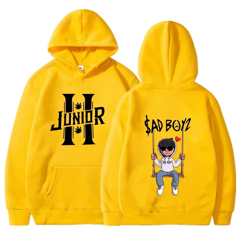 

2024 High Quality Spring/Autumn Spring Men's Hoodies Junior H Sad Boys Harajuku Girls Hip Hop Hoodies Fancy Music Gifts Outdoor