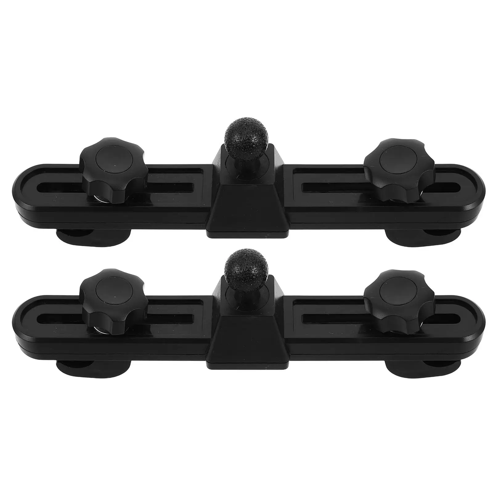 2Pcs Vehicle Cooling Fan Mount Adjustable Suction Cup Clamp Car Seat Back Clip Holder Metal Bracket Stable Fan Mount