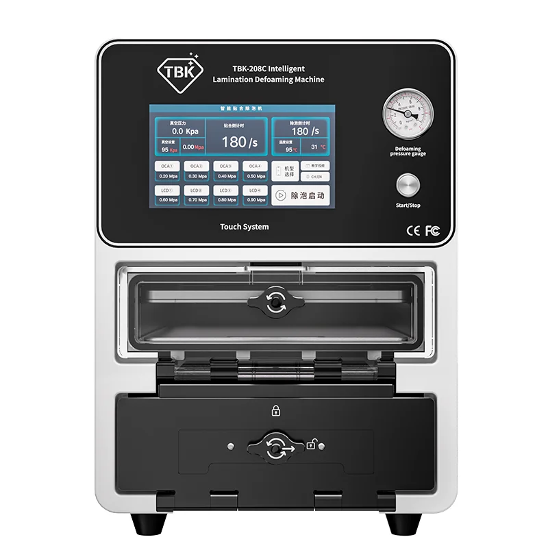 

New TBK 208C 15 Inches Laminating And Defoaming Machine Smart Matching Mobile Phone Model Layer Precision Lamination Large Space