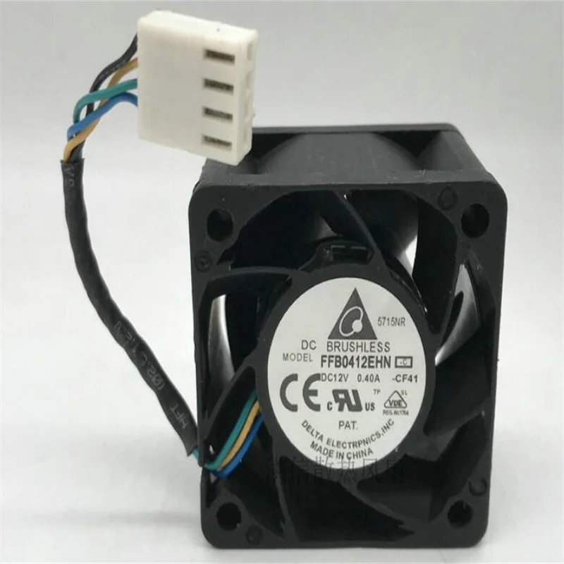 

Original Delta 4028 FFB0412EHN DC12V 0.40A 4CM four-wire cooling fan