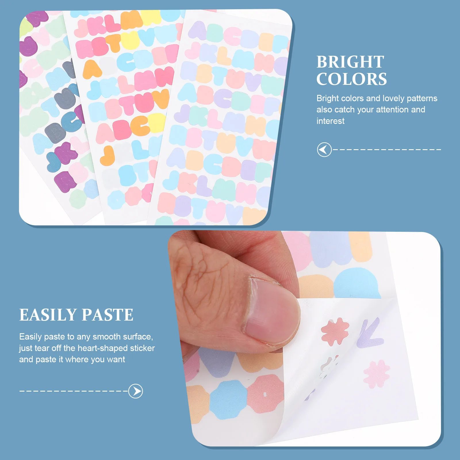 8 ورقة مذكرات ملصق يدوي الصنع كمية كافية الكرتون جميل يطبع القرطاسية الزخرفية الإبداعية المحمولة ديكور