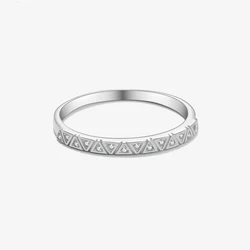 VEWANT 100% 925 Sterling Silver Clear Zircon Ring Simple Luxury Fine Jewelry 2024 Wedding Ring Trendy Dainty for Women