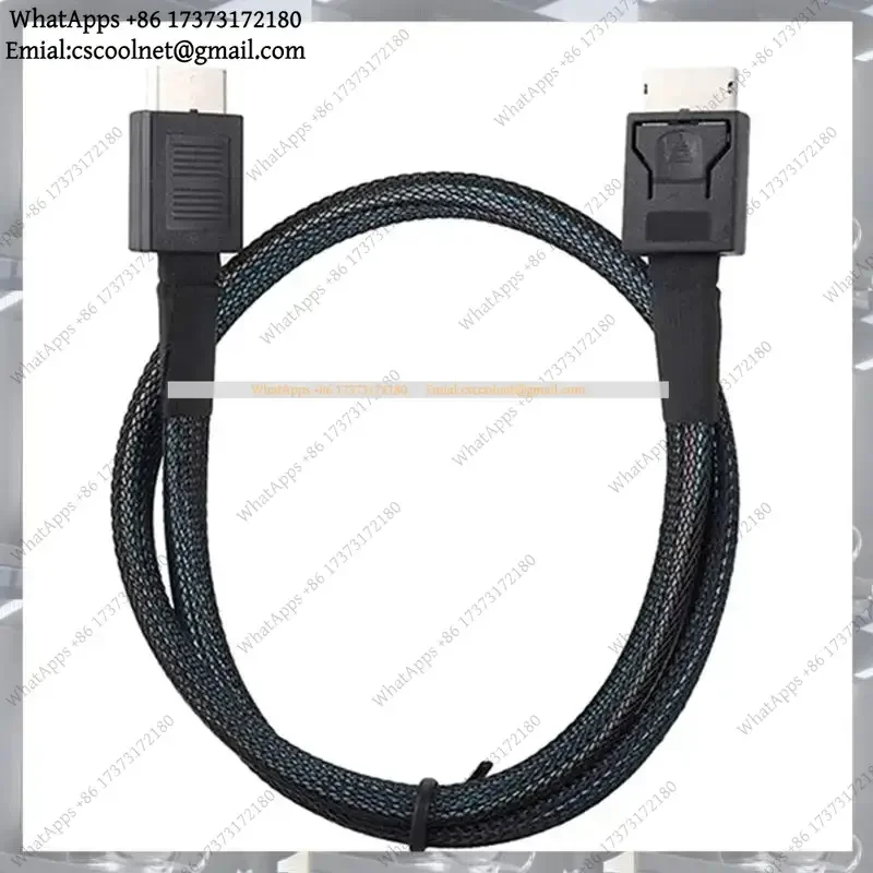 PCIe 4.0 Mini SAS Oculink Data Extension Cable SFF-8611 To SFF-8611 24Gbps Server Transfer Line 0.5M