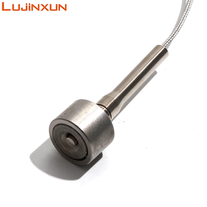 Мощный магнитный адсорбционный термопарный датчик температуры Lujinxun, разъем типа K 0-350 градусов с экранированным проводом из нержавеющей стали