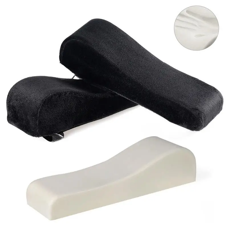 Imbottiture per braccioli per sedie spesse comodo bracciolo cuscino per gomito 2 pezzi sedia da gioco fodera per braccioli cuscino per supporto per gomito cuscino per