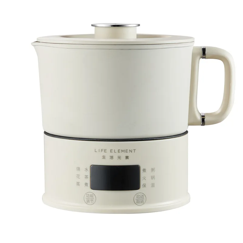 

100-240V Electric Kettle Portable Cooking Pot Split Type Water Kettle Hot Pot Stainless Steel Travel Kettle Heating Cup 0.6L