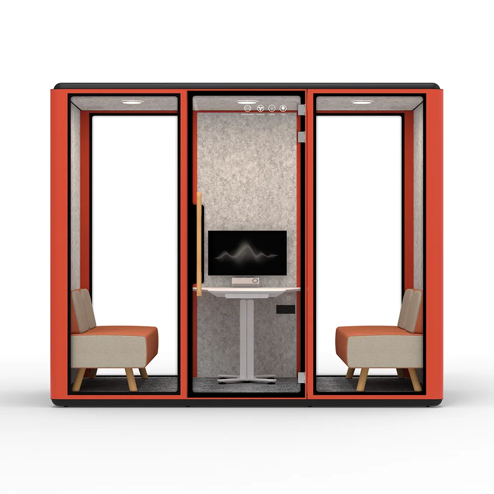 New Design Porta Cabin Office Booth Music Studio Soundproof Booth For Sale Private Meeting Booth