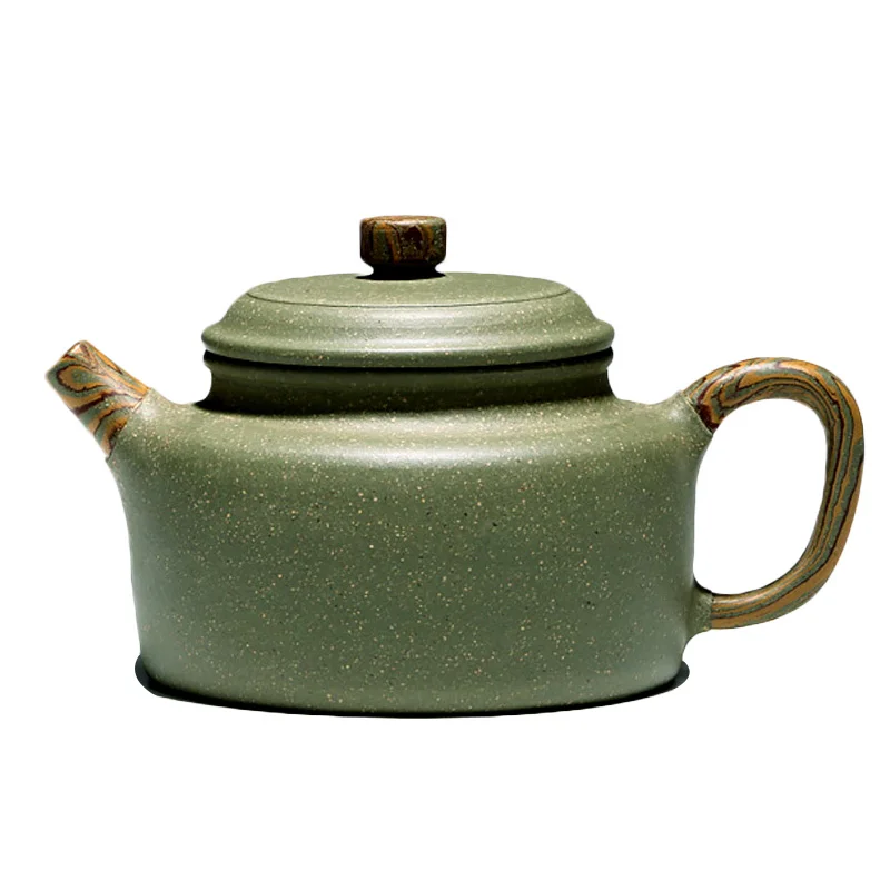 【 Changtao 】 Yixing Original Mine Purple Clay Pot Soaking Tea Li Xiaolu Handmade Bean Green Sand Bell Set 260cc