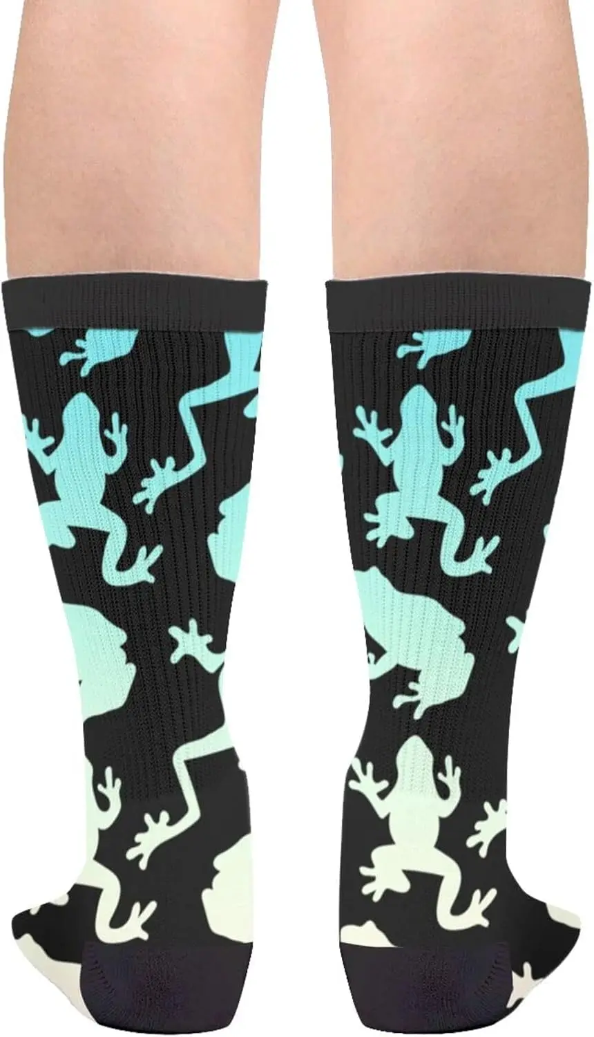 Frogs Funny Unisex Dress Socks Fancy Novelty Casual Crazy Crew Socks for Men Women