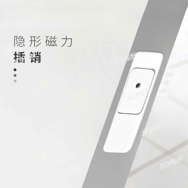 مزلاج مغناطيسي غير مرئي، باب دخول الباب الخشبي، مزلاج مخفي، باب مزدوج، كتم الصوت التلقائي #2