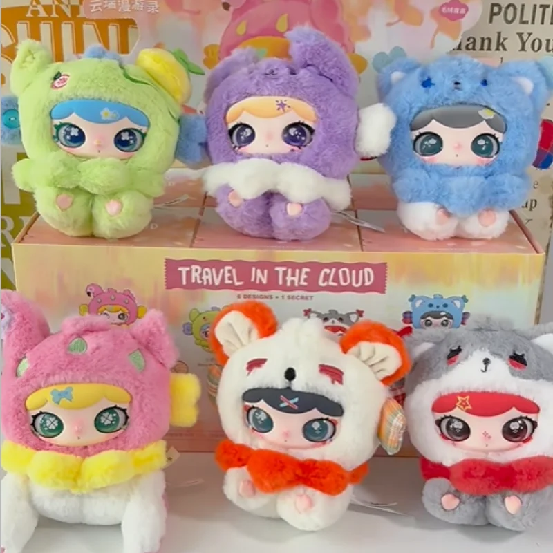 

Предпродажа на 60-дневная серия Lulumi Travel In The Cloud, плюшевая слепая коробка, загадочная коробка, игрушки, милая экшн-фигурка аниме, Рождественский подарок