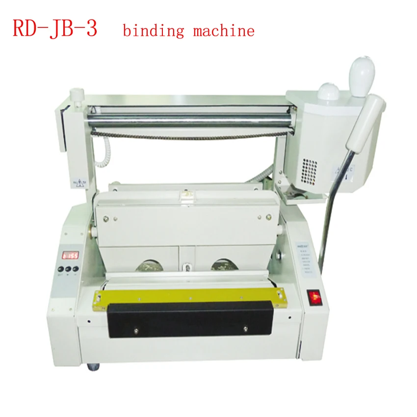 RD-JB-3 Desktop Glue Books Binding Machine Glue Book Binder Machine Hot Melt Glue Binding Machine Booklet Maker 110V/220V