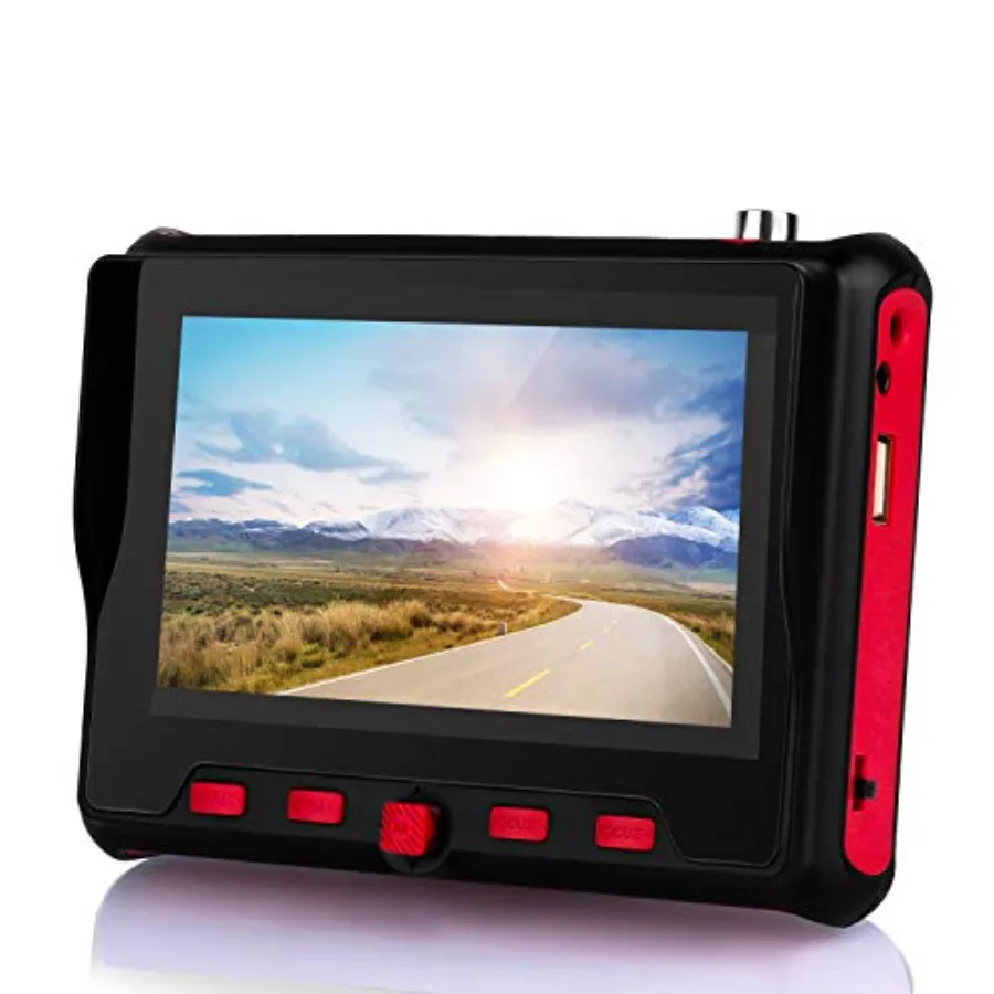 

CCTV Tester for security installation, ABS plastic, black, 4-in-1 portable HD 8MP AHD/TVI/CVI/CVBS analog tester with 4.3-inch