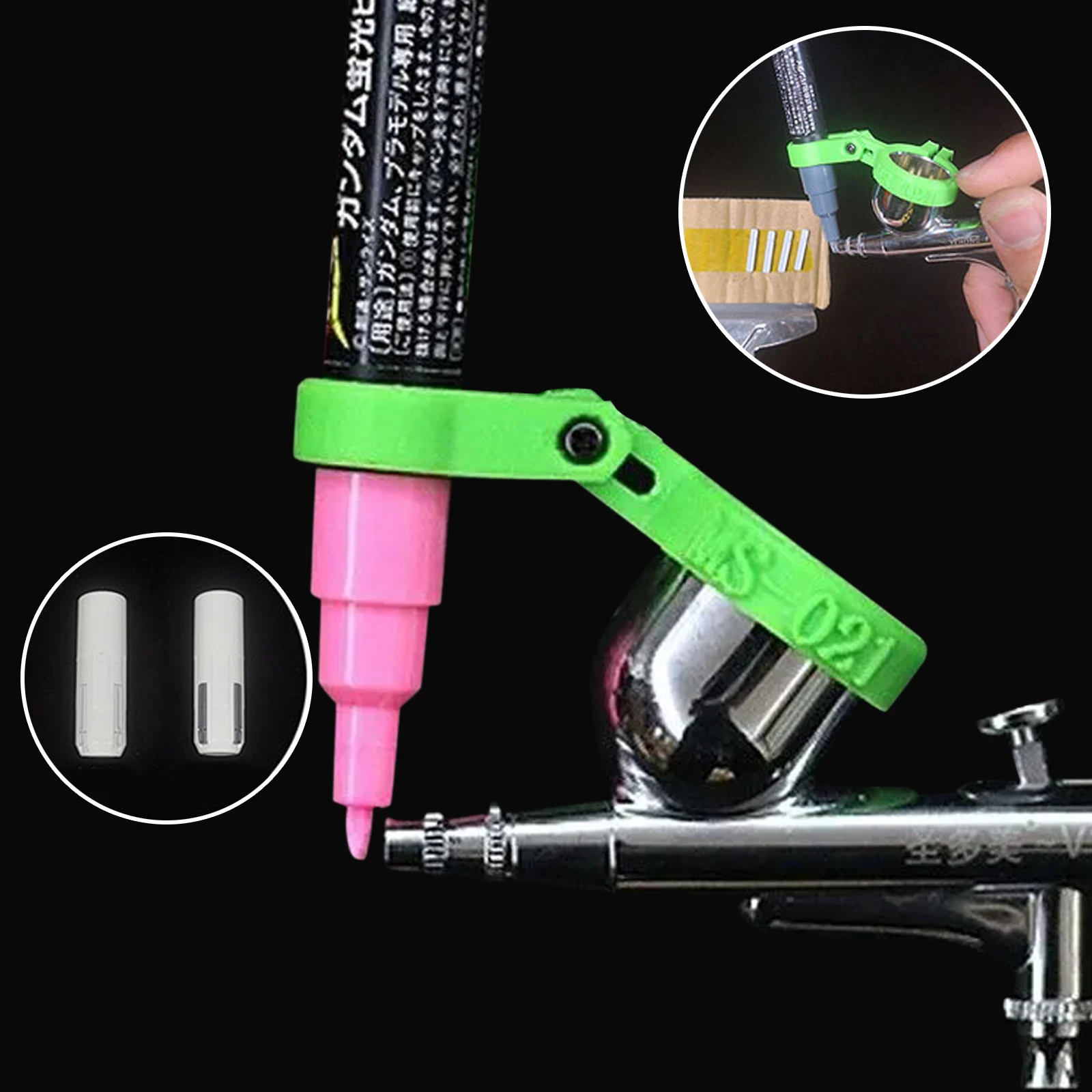 Spray Model Paint Tool Marker Pen to Airbrush Conversion Kit Hobby Tinting Tools Transformation Device Tool