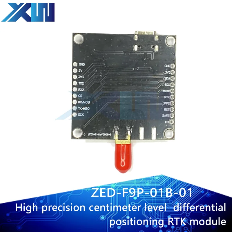 ZED-F9P-01B-01 RTK Differential Centimeter-level Positioning Module GPS Navigation Module New Supply Receiver UM980