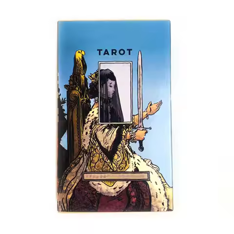 Tarot Cards 80pcs Art Design Cards English Version Fortune Telling Divination Tarot Deck Family Party Table Game Pocket Edition