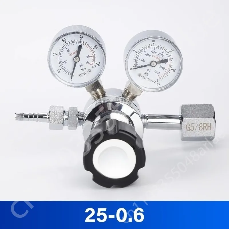 Pressure reducing valve primary single stage pressure reducer oxygen hydrogen carbon dioxide pressure reducer
