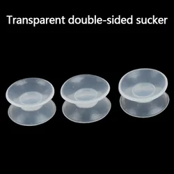 Transparent Rubber Suction Cup on Both Sides Double Sided Suction Cup - Sucker Pads for Glass, Plastic 5pcs