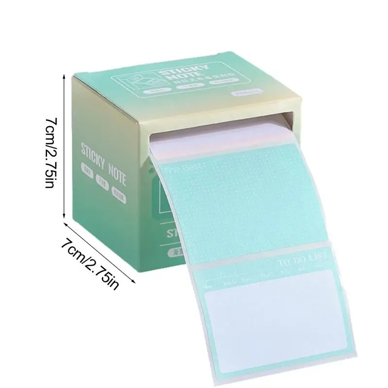 Note Pads For Students 256 Sheets Writing Notes Paper Painting And Message Pull Out Small Sticky Tape Teacher Student Must-Haves