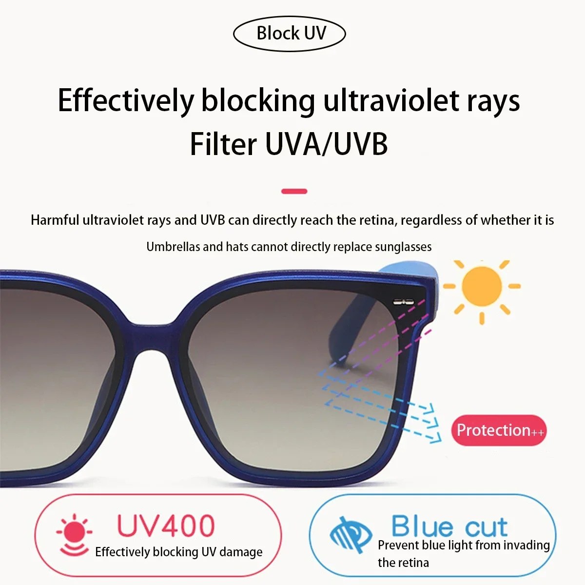 2024 Fashion Brand Children\'s Color Sunglasses Anti UV Baby Sunshade Anti Blue Light Glasses Girl and Boy Sunglasses UV400